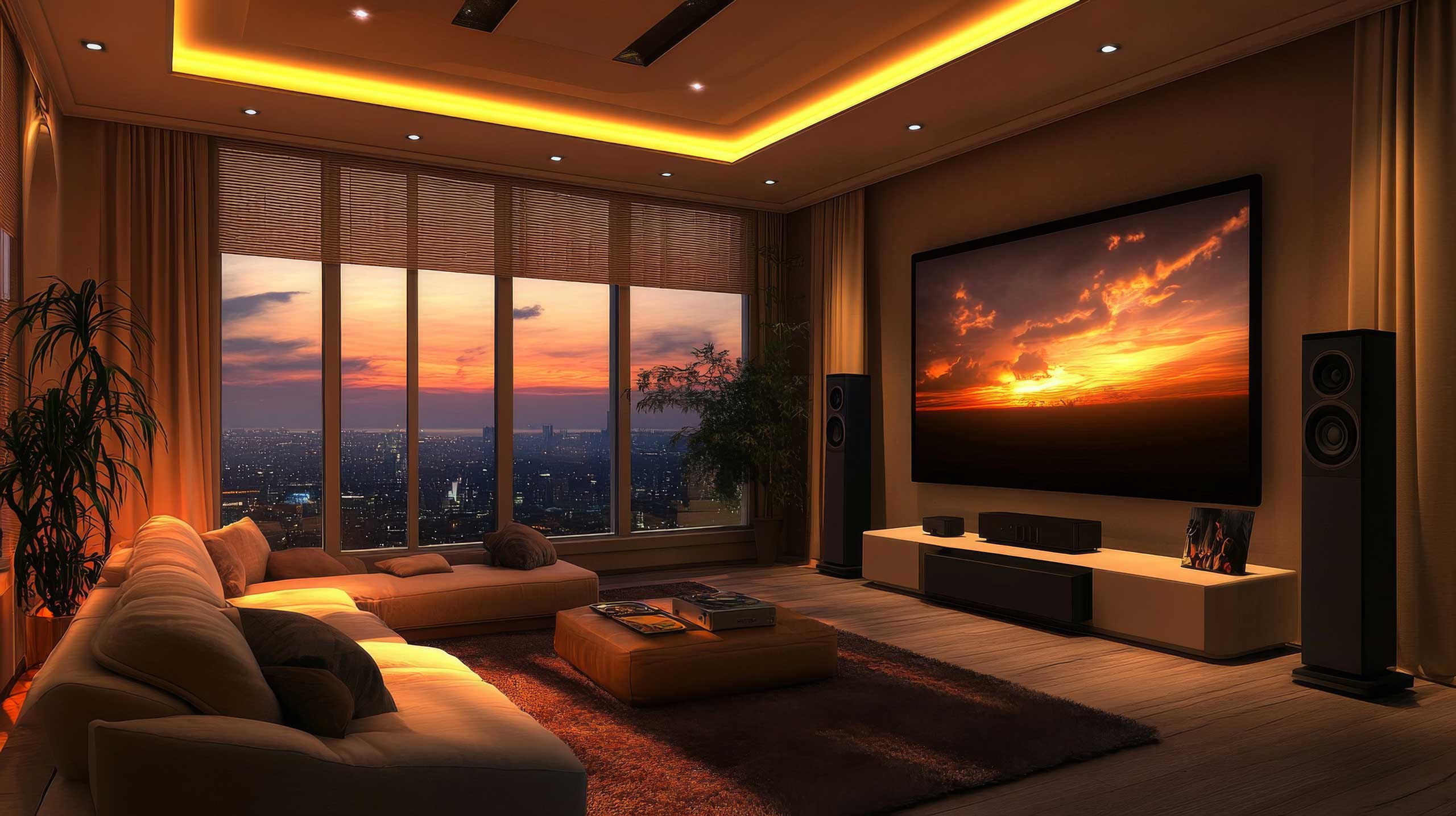 Automated living room